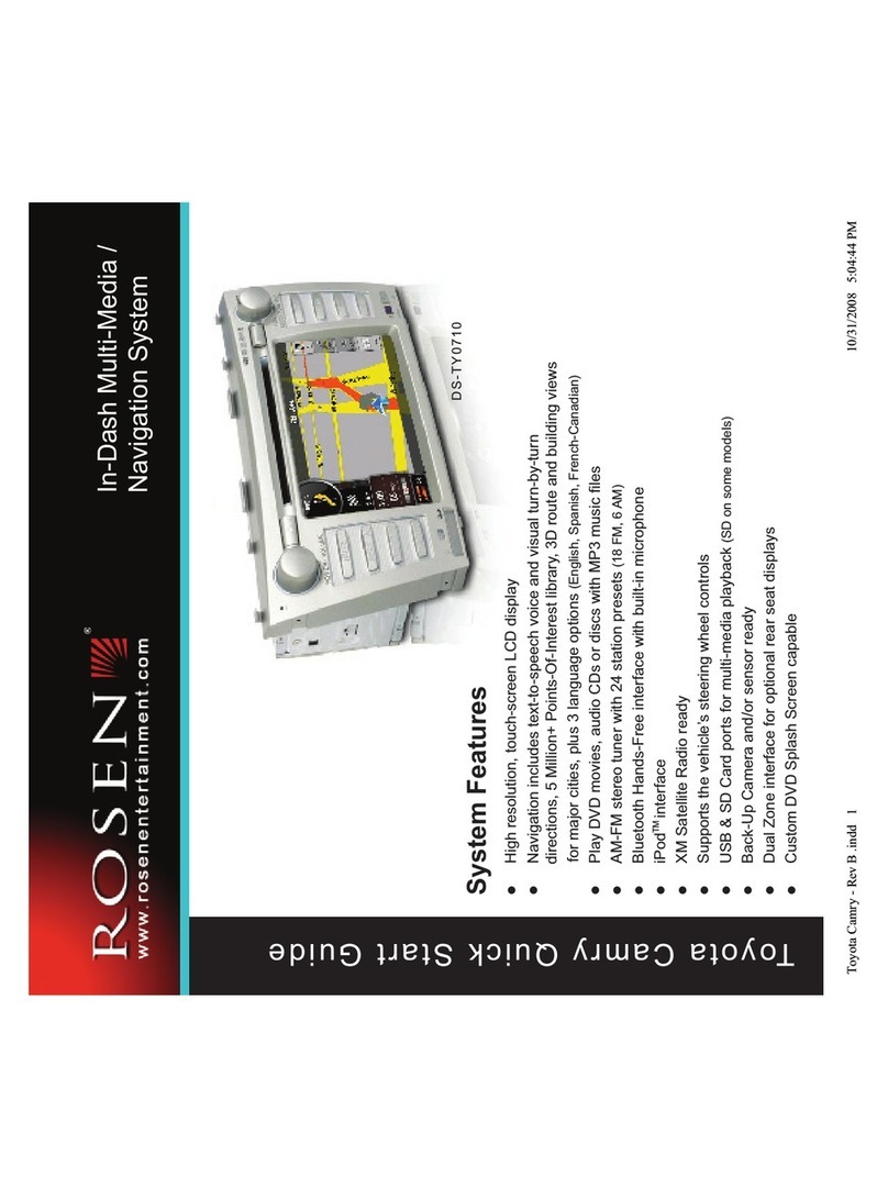 Rosen DS-TY0710 User manual