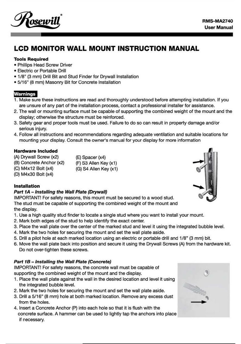 Rosewill RMS-MA2740 instruction manual