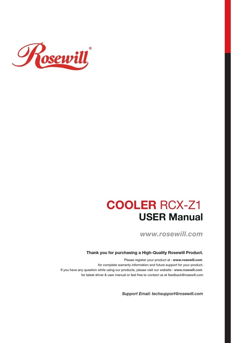 Rosewill Cooler RCX-Z1 user manual