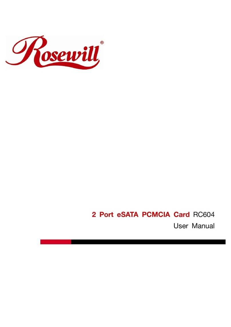 Rosewill RC604 user manual Rosewill RC604 user manual