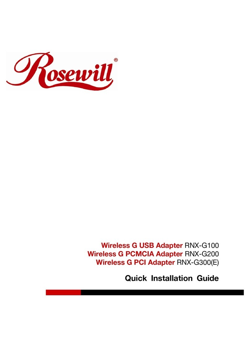 Rosewill RNX-G100 User manual