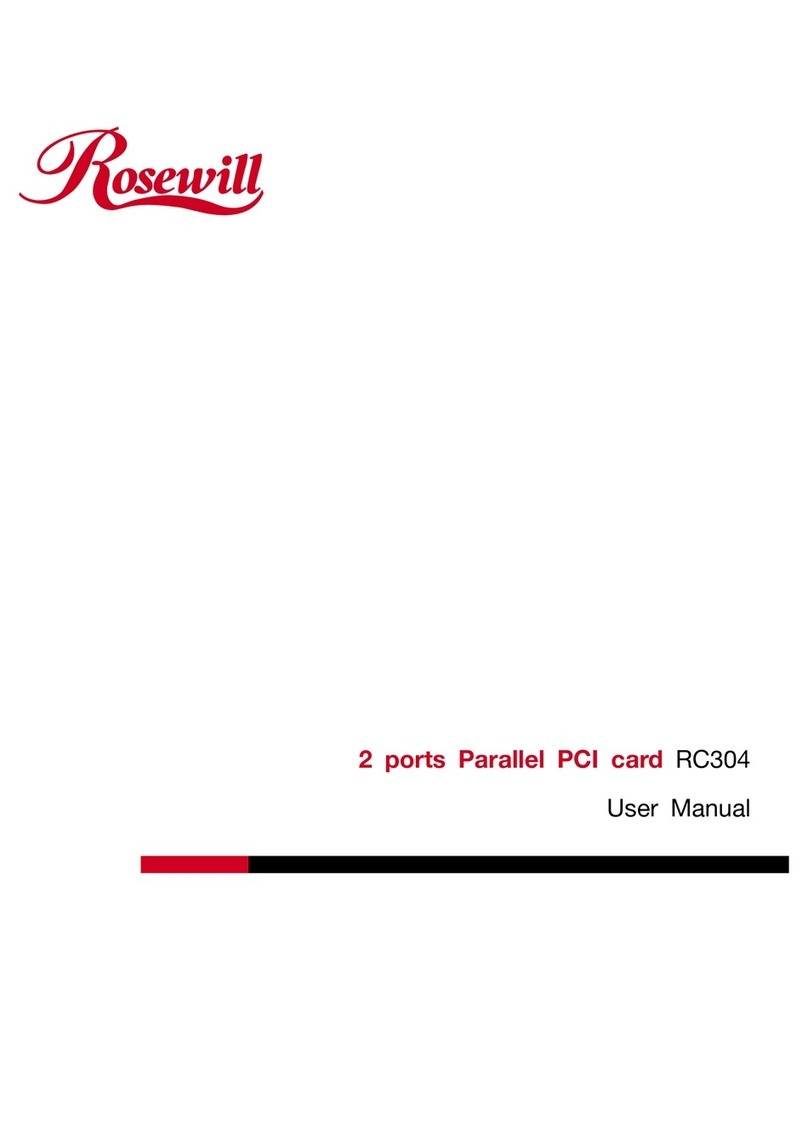 Rosewill RC-304 User manual Rosewill RC-304 User manual