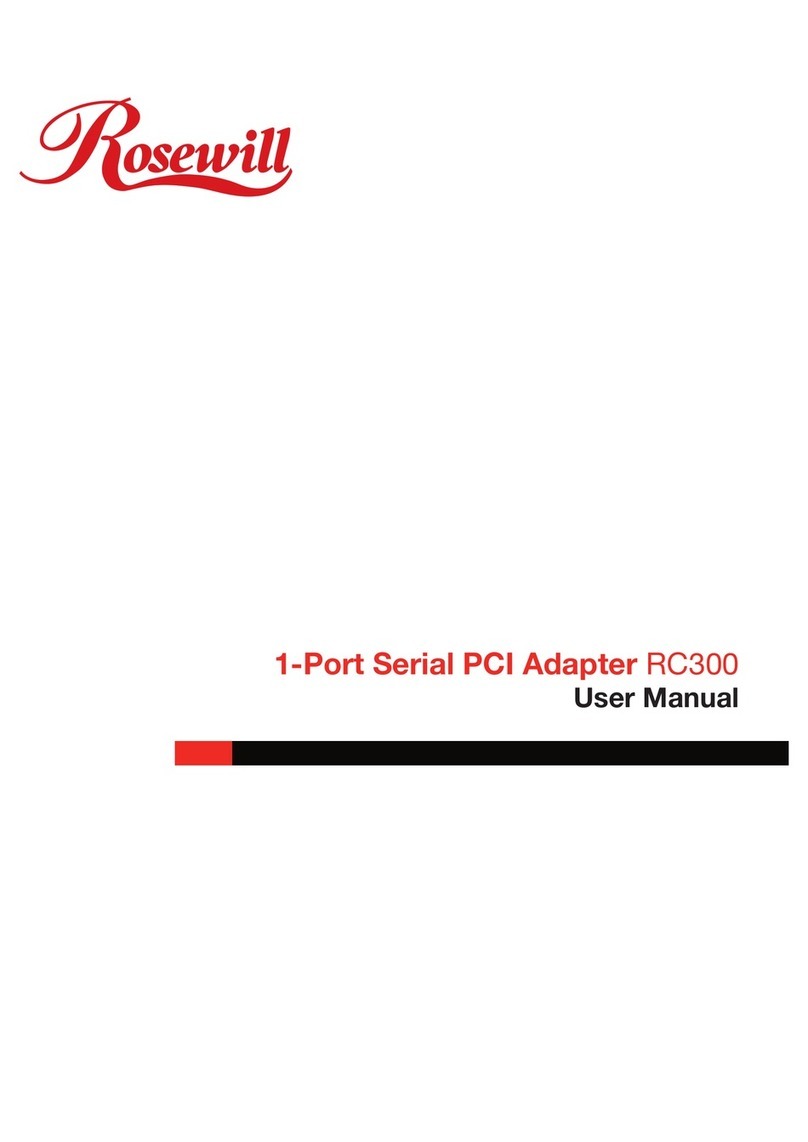 Rosewill RC-300 User manual