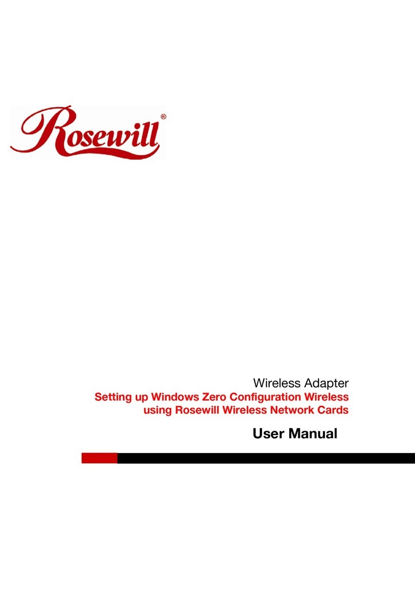 Rosewill Network Card user manual