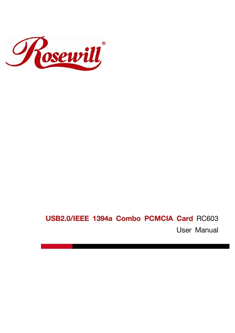 Rosewill RC603 user manual Rosewill RC603 user manual