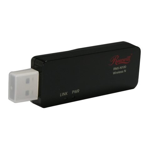 Rosewill User for RNX-N100 RNX-N100 User manual Rosewill User for RNX-N100 RNX-N100 User manual