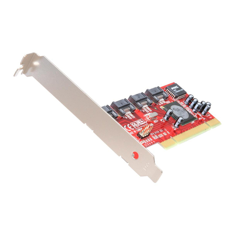 Rosewill SATA II 4 Port PCI RAID Card RC217 User manual