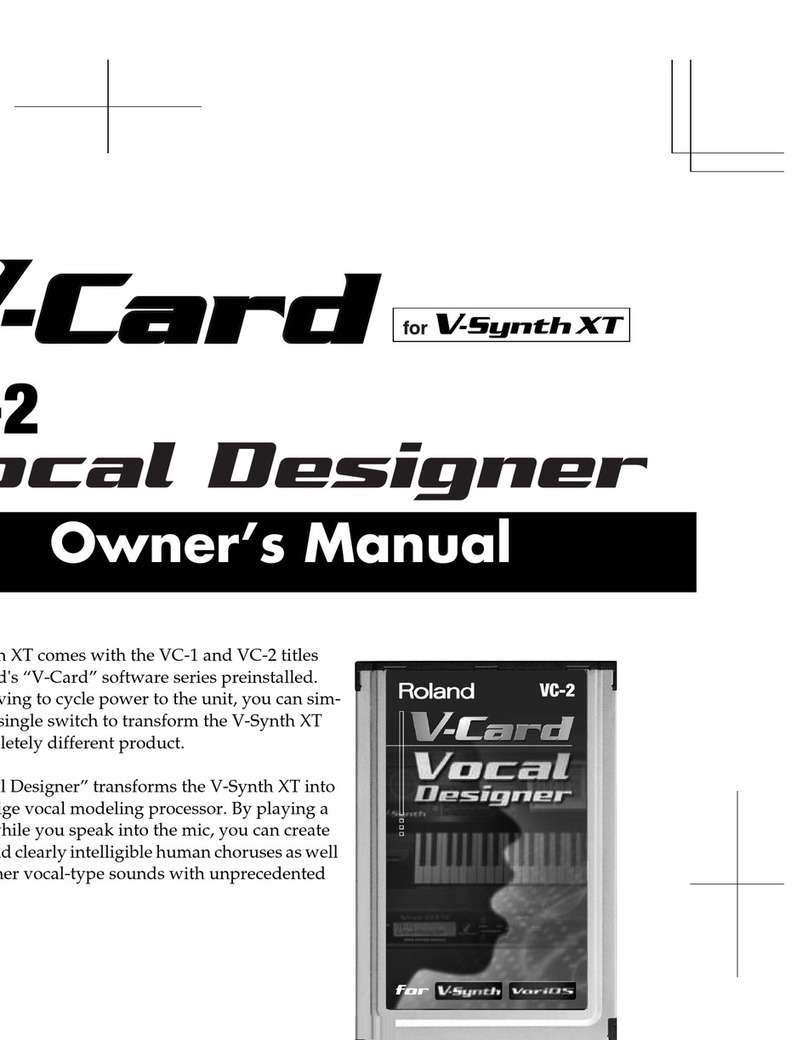 Roland VC-2 owner's manual Roland VC-2 owner's manual