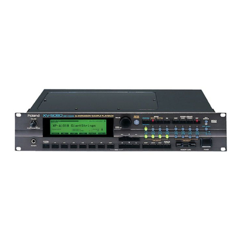 Roland XV-5080. User manual