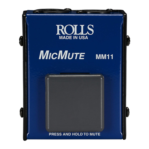 Rolls MicMute MM11 quick start guide