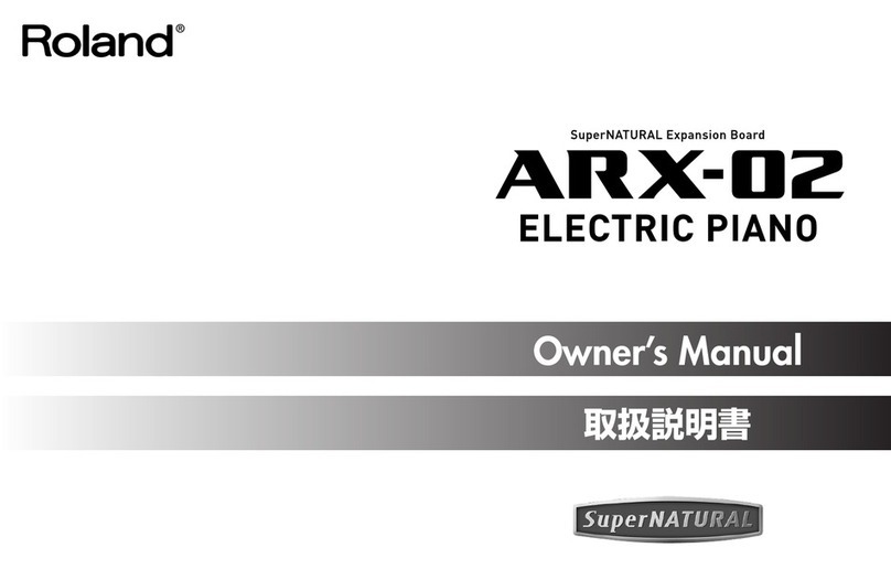 Roland fm/am radio User manual