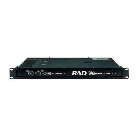 Roland SRA-200E User manual
