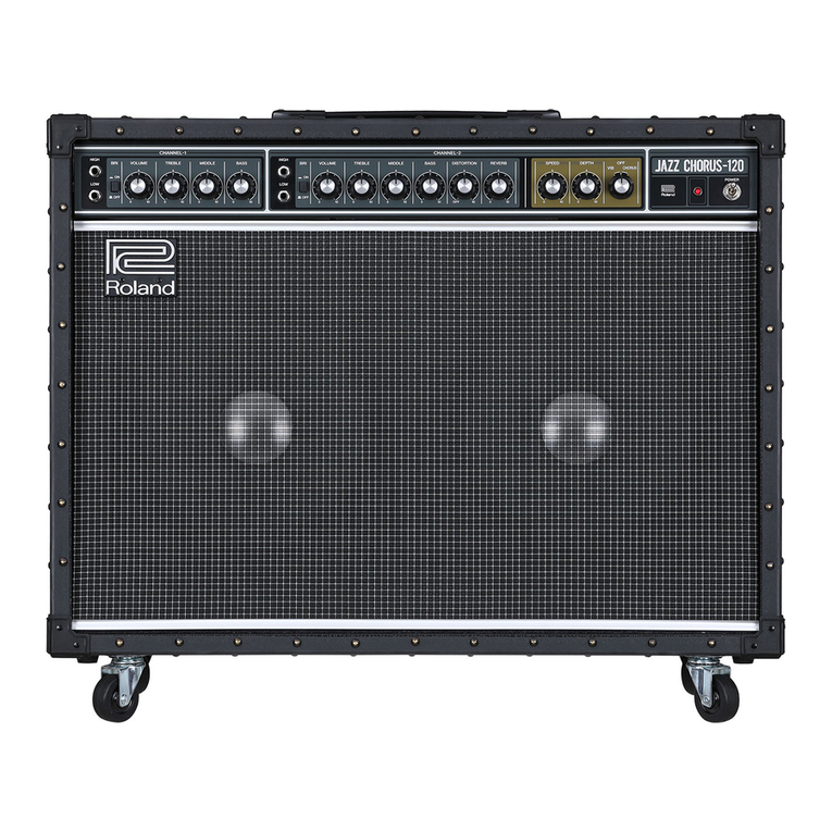 Roland Jazz Chorus JC-120 User manual
