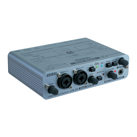Roland Edirol UA-25 User manual