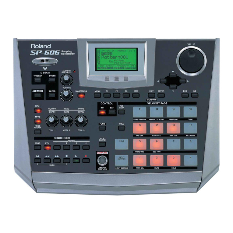 Roland SP-606 User manual