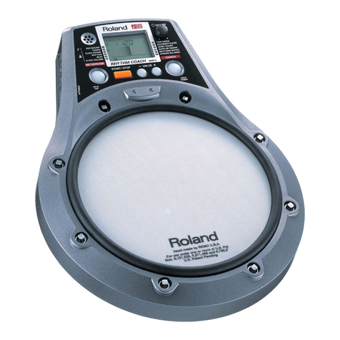 Roland Rhythm Coach RMP-5 User manual