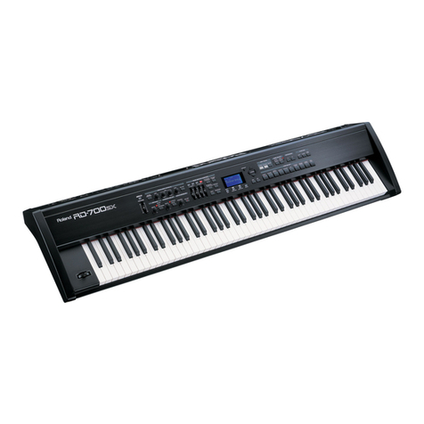 Roland RD-700SX User manual