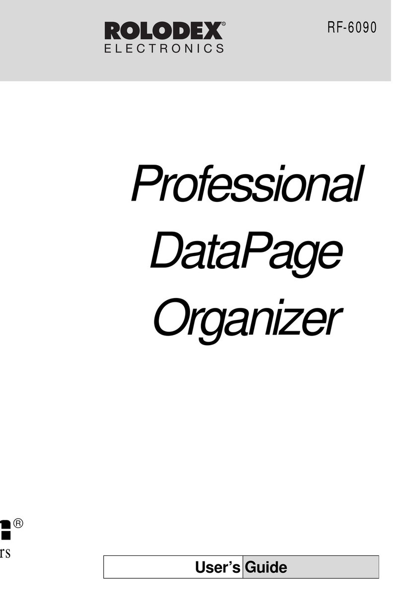 Rolodex RF-6090 user guide