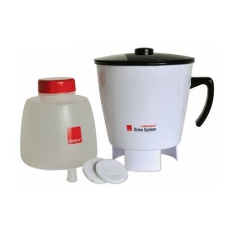 Ronco Coffeemaker instructions