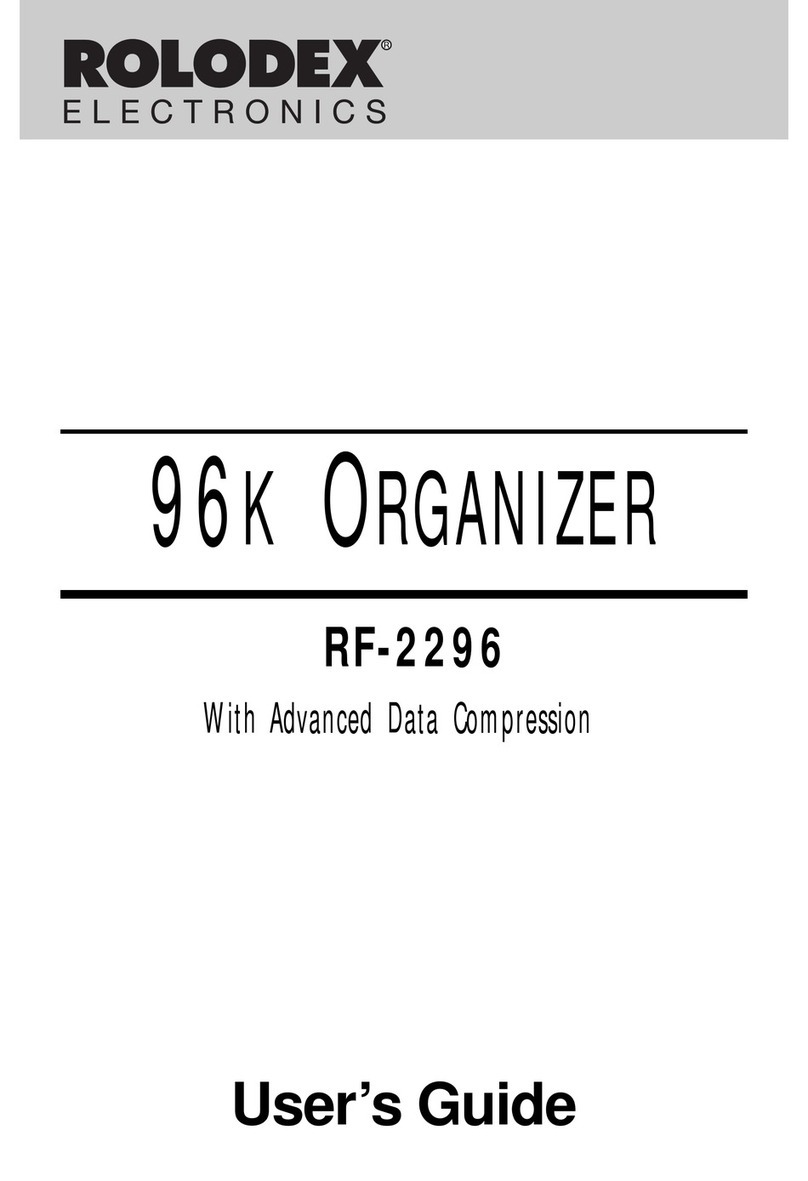 Rolodex RF-2296 user guide