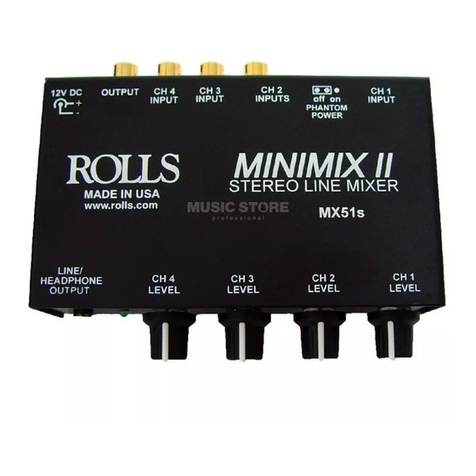 Rolls MX51S User manual
