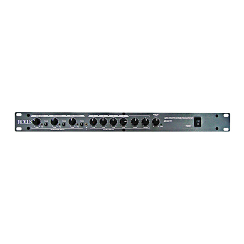Rolls Mic/Source Mixer RM67 quick start guide