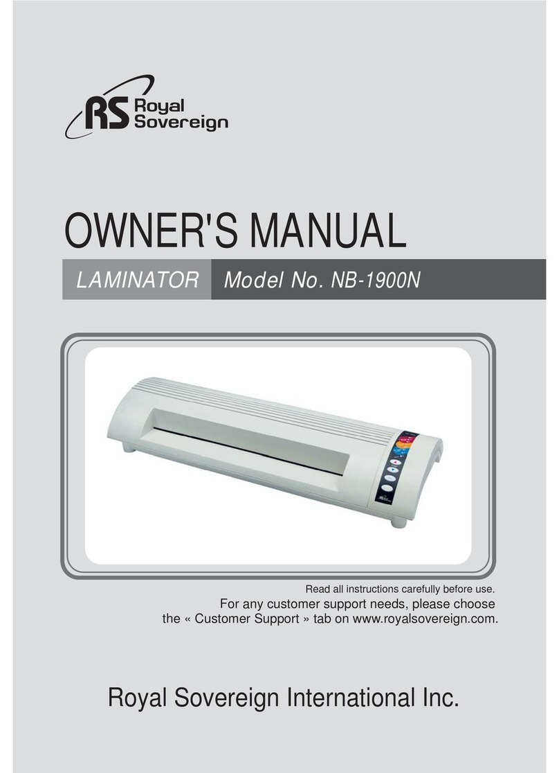 Royal Sovereign NB-1900N User manual
