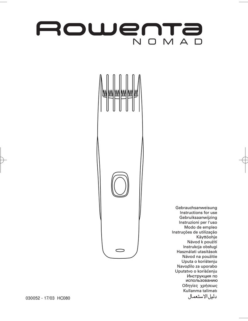 Rowenta NOMAD HC080 User manual