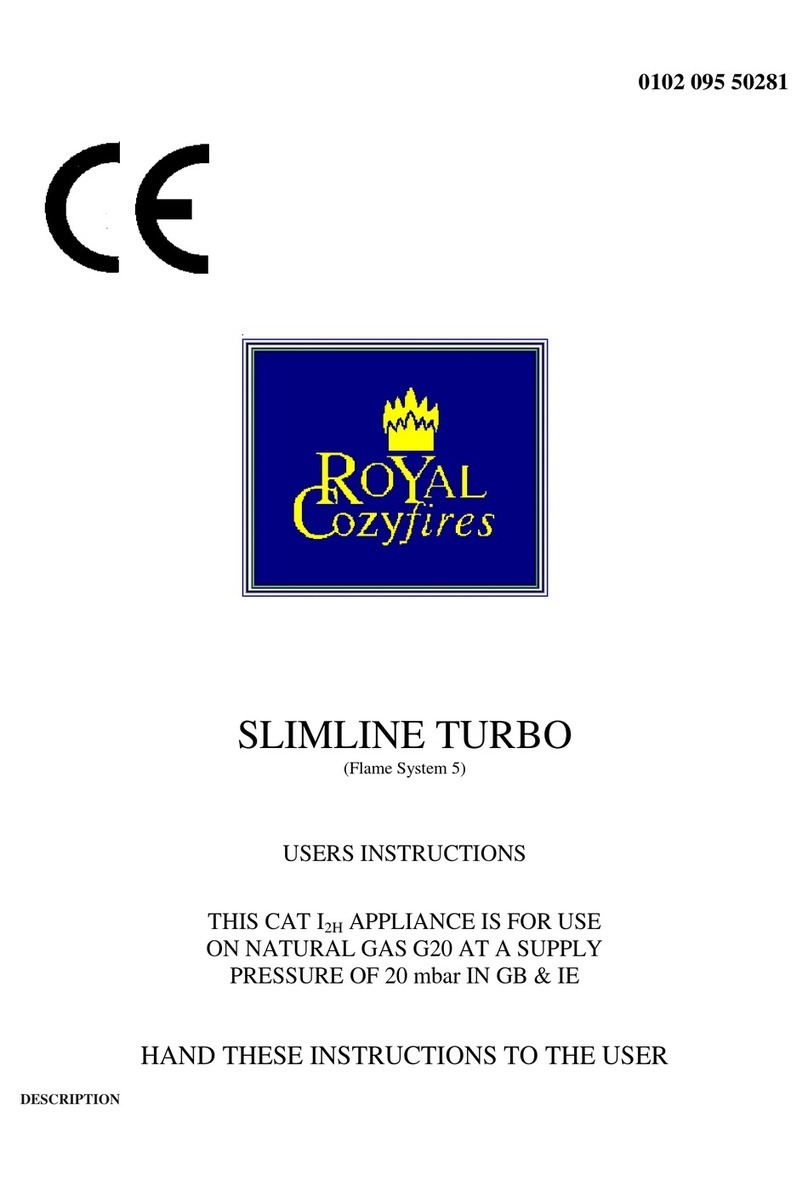 Royal Cozyfires U19023 User instructions