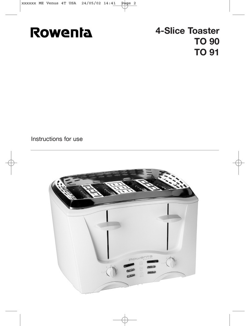 Rowenta TO 90 Instructions for use