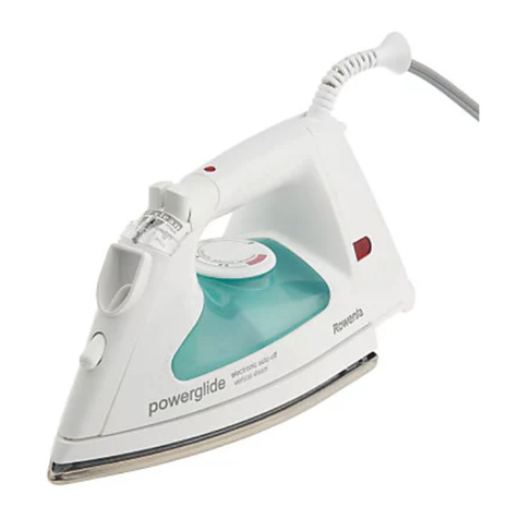 Rowenta Powerglide Steam Iron User manual