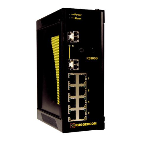 RuggedCom RUGGEDSWITCH RS900G installation guide