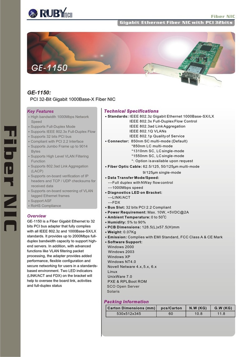 Ruby Tech GE-1150 Technical specifications