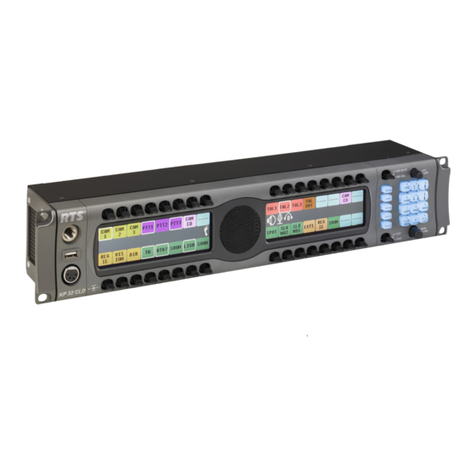 RTS CLD Color Keypanel Family DKP 16 CLD User manual