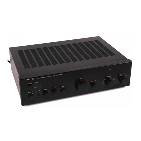 Rotel RA-985BX User manual Rotel RA-985BX User manual