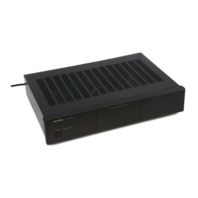 Rotel RB-970BX User manual