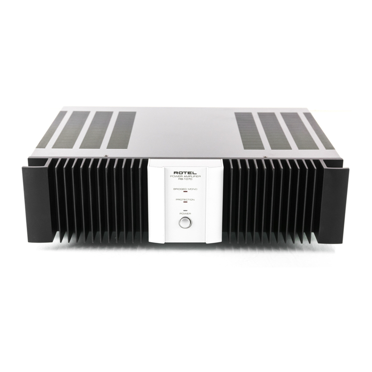 Rotel RB-1070 owner's manual