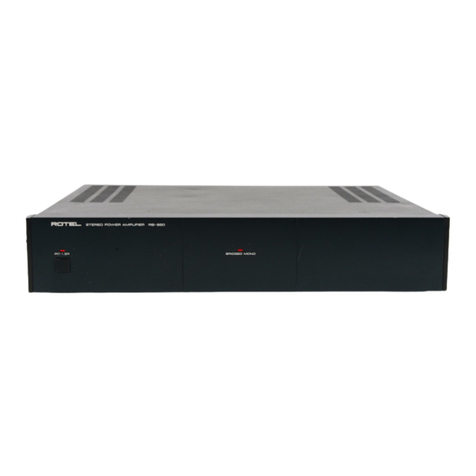 Rotel RB-850 owner's manual