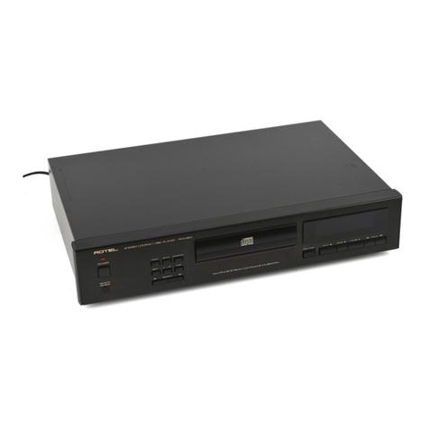 Rotel HIFI RCD 950 User manual Rotel HIFI RCD 950 User manual