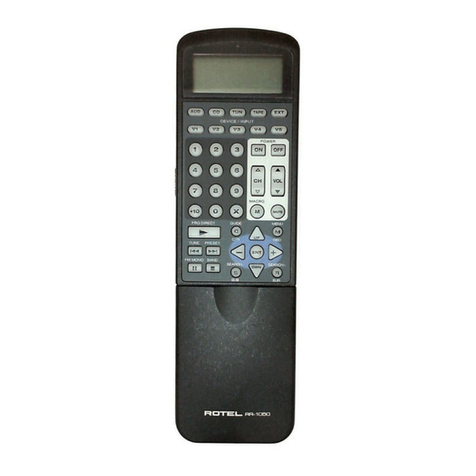 Rotel RR-1050 User manual Rotel RR-1050 User manual