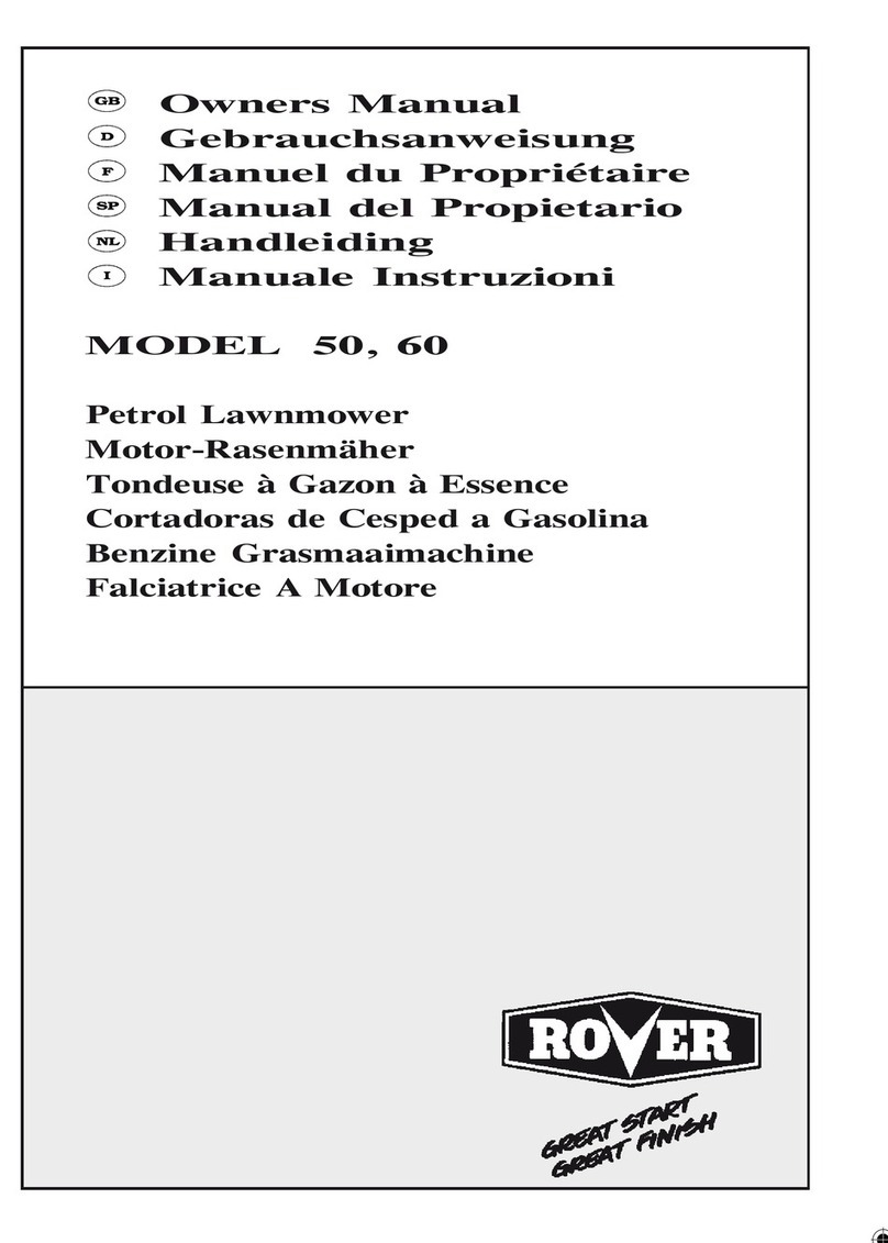 Rover ProCut 50 User manual