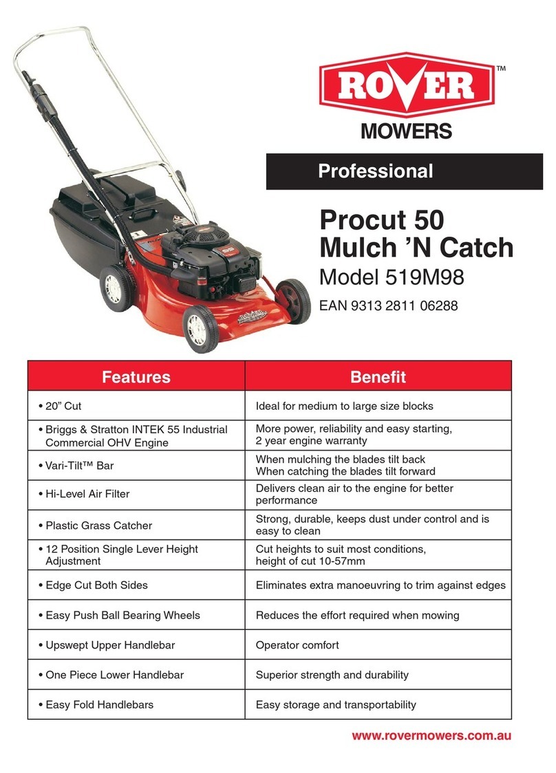 Rover ProCut 50 Features & benefits