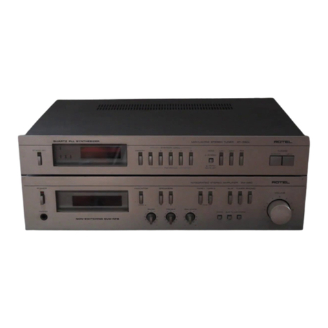 Rotel RT-560 User manual