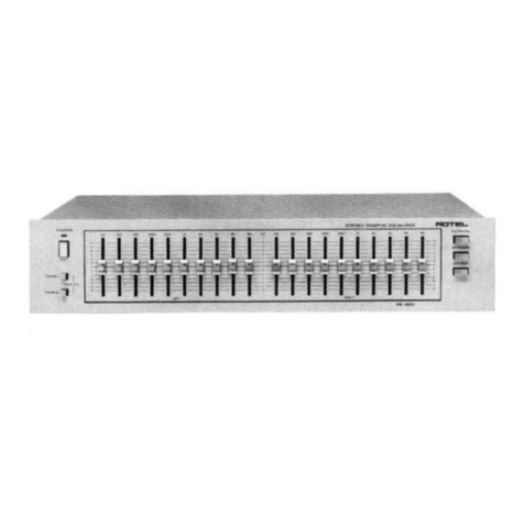 Rotel RE-860 User manual