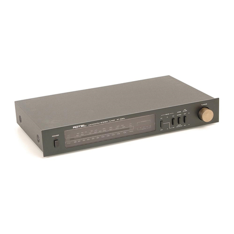 Rotel RT-830 User manual