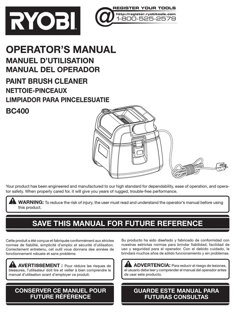 Ryobi BC400 User manual