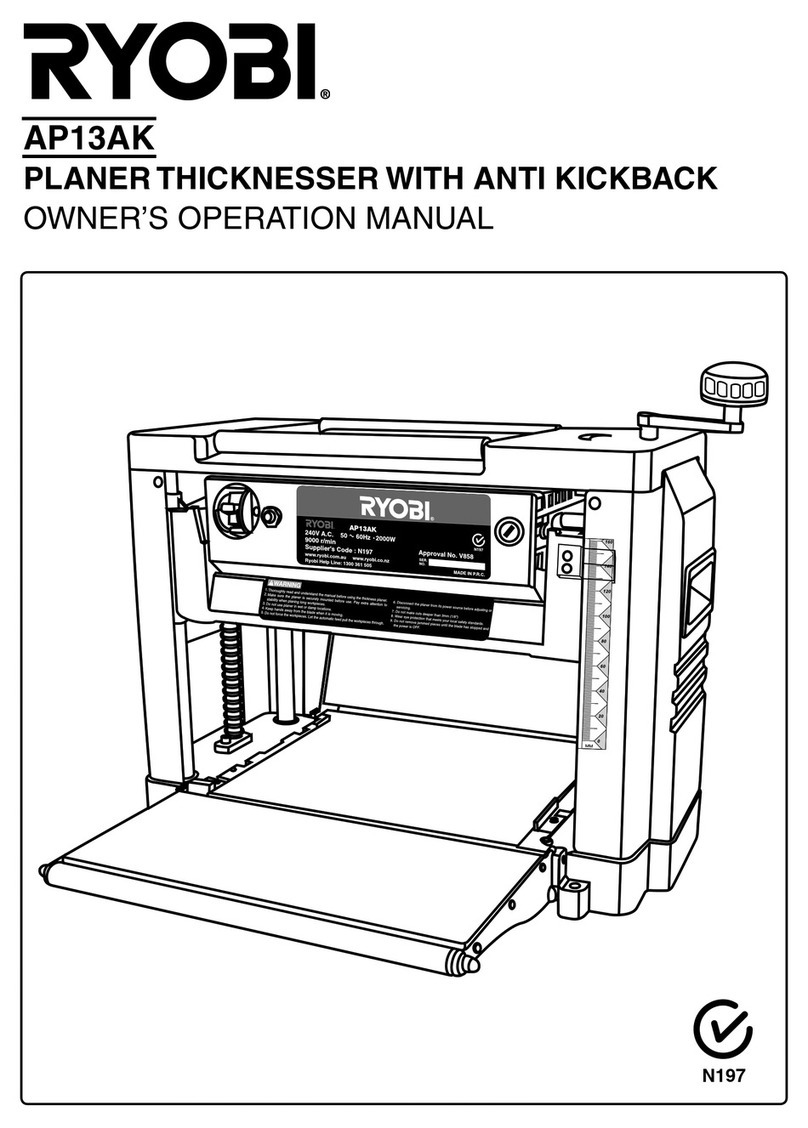 Ryobi AP13AK Owner's operation manual