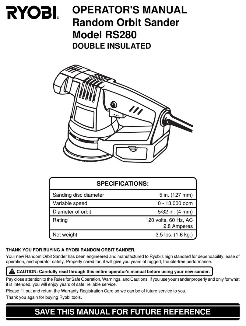 Ryobi RS280 Operator's manual