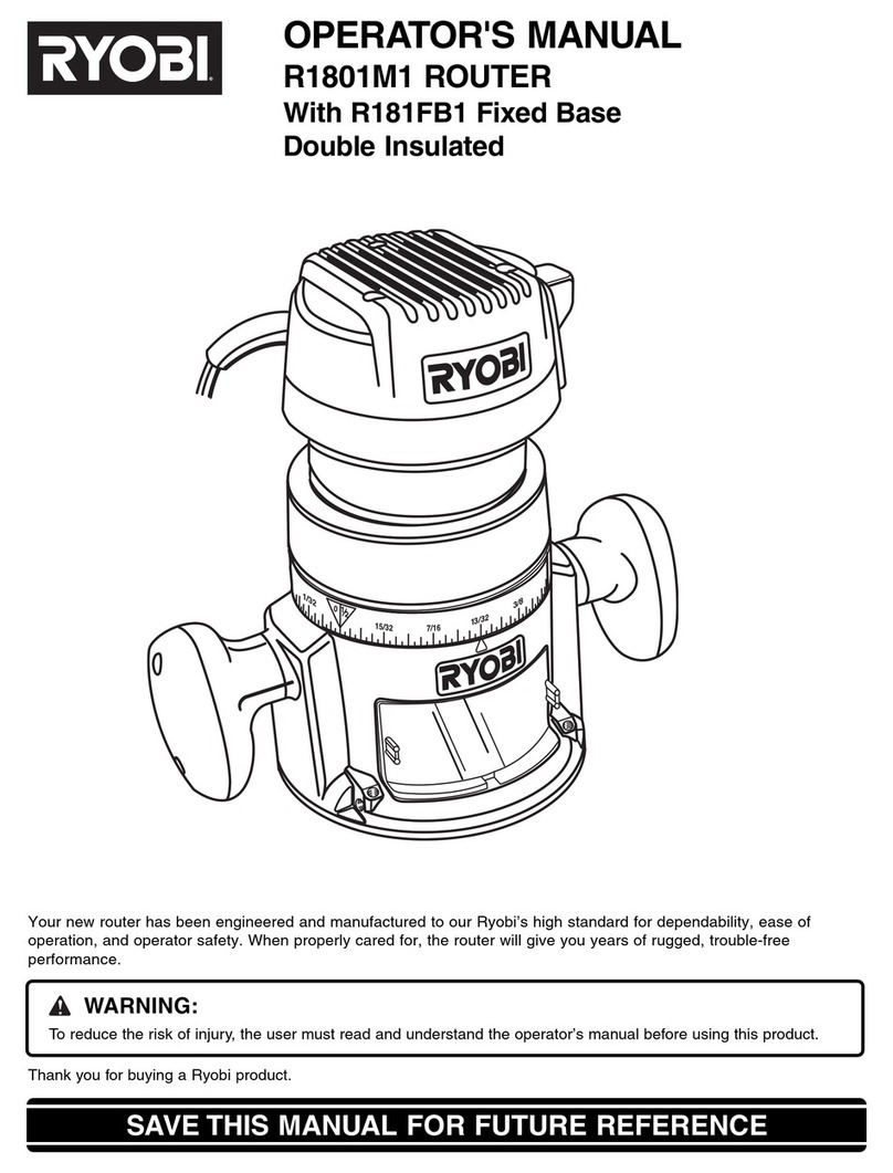 Ryobi R1801M1 Operator's manual