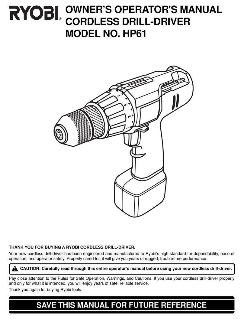 Ryobi HP61 User manual
